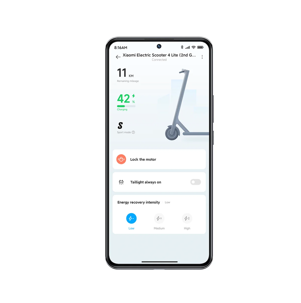 سكوتر كهربائي شاومي 4 لايت الجيل الثاني المغرب